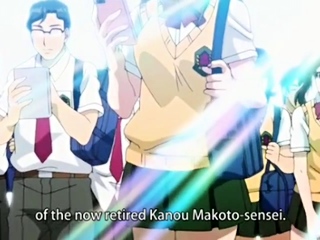 Hentai redhead gives blowjob and having sex