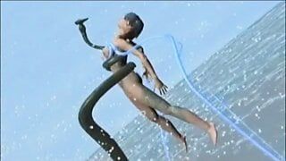 Anime couple fucking on holidays