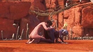 Tribal Girl Gets Creampie From White Tourist