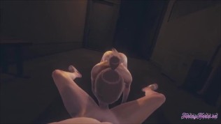 Attack on Titans Hentai – POV Sasha sucks and gets fucked in an alley