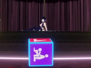 Hentai redhead gives blowjob and having sex