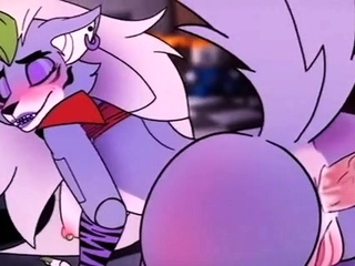 Hentai redhead gives blowjob and having sex