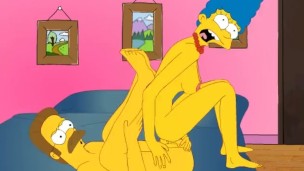 The Simpsons – Marge x Flanders – Cartoon Hentai Game P63