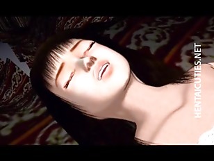 3D hentai girl in panty rub pussy