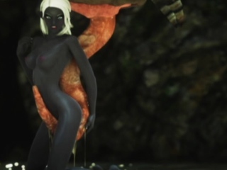 3D Elf Girl Impregnated by Monsters!