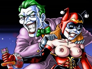 Joker and Harley Quinn hentai parody