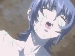Anime babe gangbanged and bukkaked outdoor