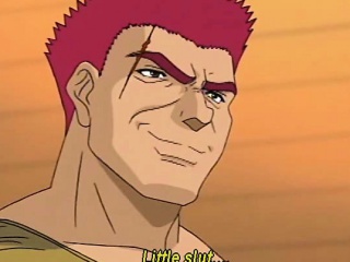 Big nipples anime doll fucked in both holes