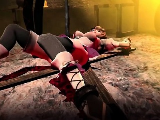 3d hentai sex prisoner gets pussy tortured to orgasm