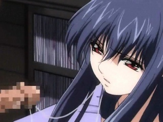 Amorous anime getting asshole fingered