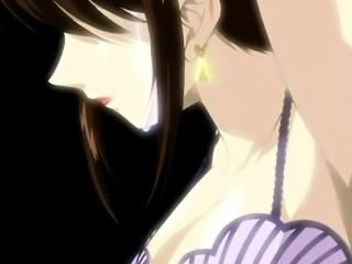 Anime  school teacher in short skirt shows pussy