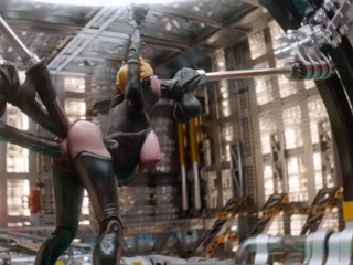 Big Ass Balerina Dominated and Destroyed by BDSM Fuckmachine