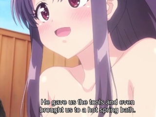 Camping club leader gets handled hard in hot outdoor bath